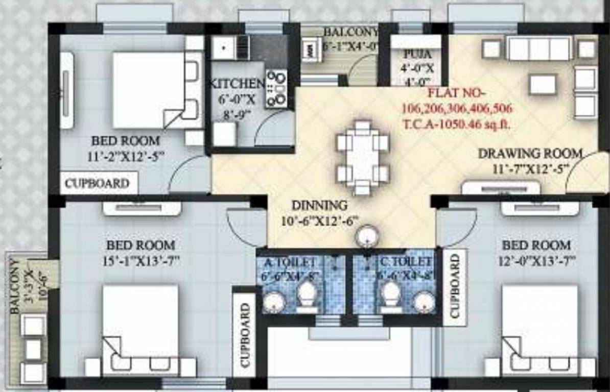 sri sampurna aqua Floor Plan Floor Plan