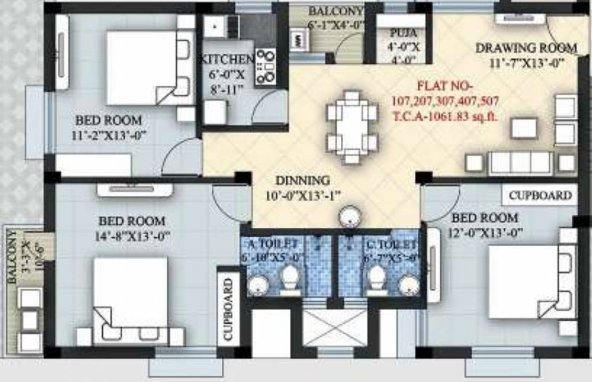 sri sampurna aqua Floor Plan Floor Plan
