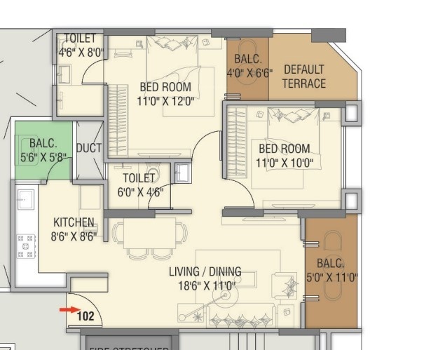 Floor Plan mindspace residency phase 1 Floor Plan Floor Plan
