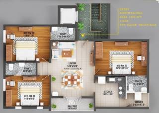  pallava-garden Floor Plan Floor Plan