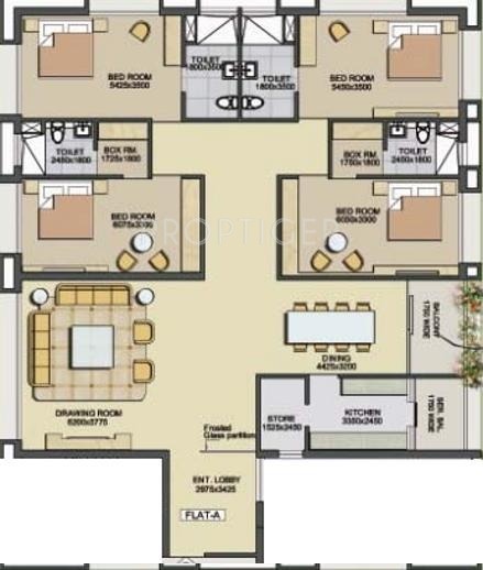 Prudent Bougainvillae (4BHK+4T (3,600 sq ft) 3600 sq ft)