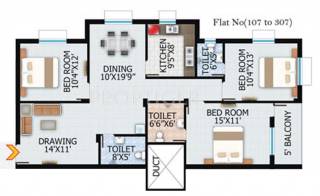 Shuvam Royale (3BHK+3T (1,771 sq ft) 1771 sq ft) Shuvam Royale (3BHK+3T (1,771 sq ft) 1771 sq ft)