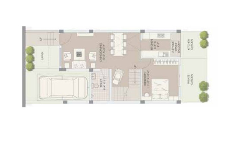  palm villa Floor Plan Ground Floor Plan