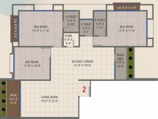  shaligram-kinaro Floor Plan Floor Plan