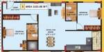 Ambiance Orion (2BHK+2T (1,102 sq ft) 1102 sq ft)
