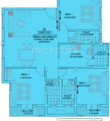 Amara Grand Pala (3BHK+3T (1,242 sq ft) 1242 sq ft) Amara Grand Pala (3BHK+3T (1,242 sq ft) 1242 sq ft)