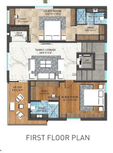live ishika Floor Plan First Floor Plan