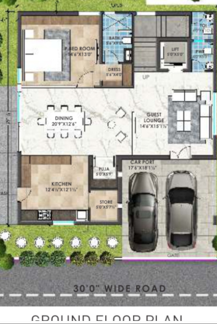 live ishika Floor Plan Ground Floor Plan