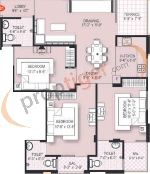 Swastik Enclave (3BHK+2T (1,643 sq ft) 1643 sq ft)