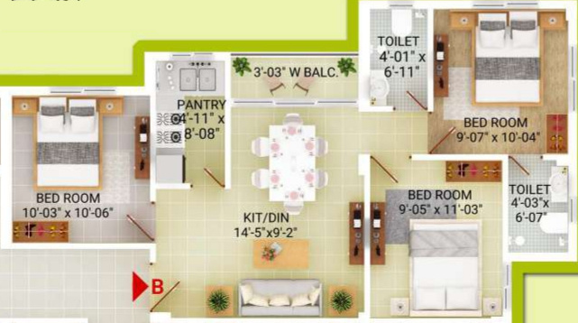  adya sarovar Floor Plan Floor Plan