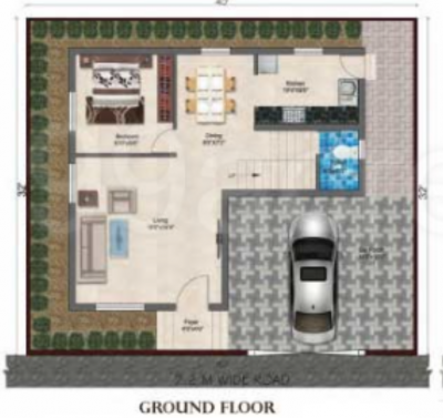  cassia Floor Plan Ground Floor Plan