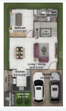  breeze park Floor Plan Ground Floor Plan