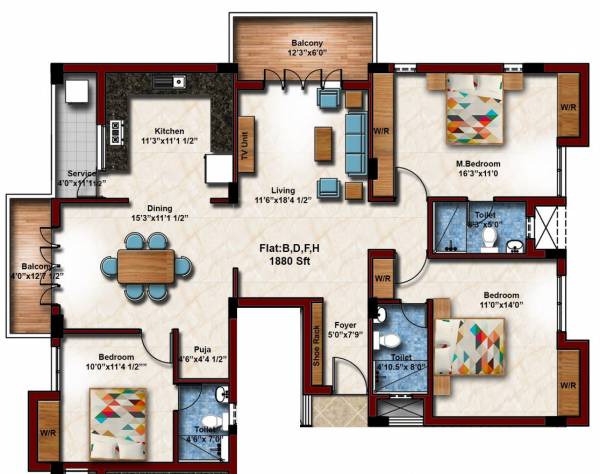  bhavyam-phase-2 Floor Plan Floor Plan