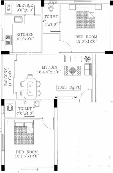  swamy-apartments Floor Plan Floor Plan