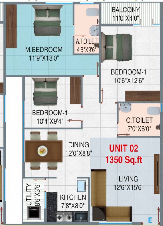  parichaya dreams v2 Floor Plan Floor Plan