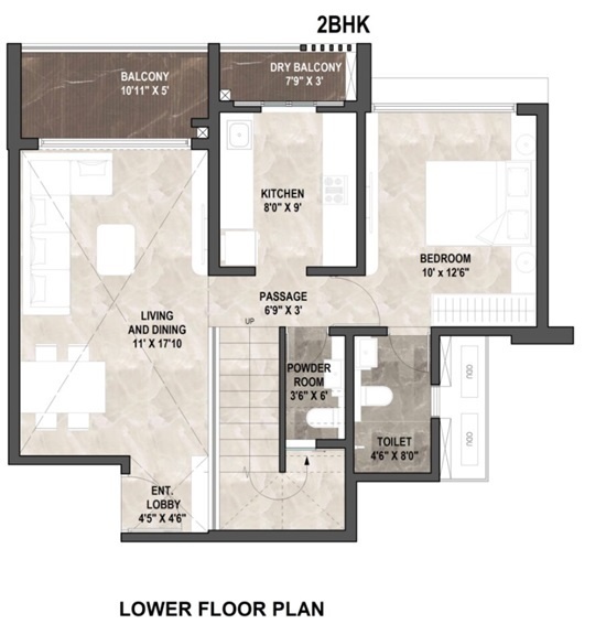  world city Floor Plan Lower Level Duplex Plan