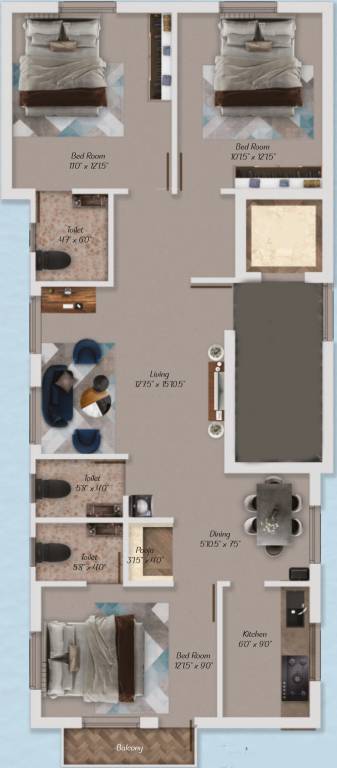  sree karpagam Floor Plan Floor Plan