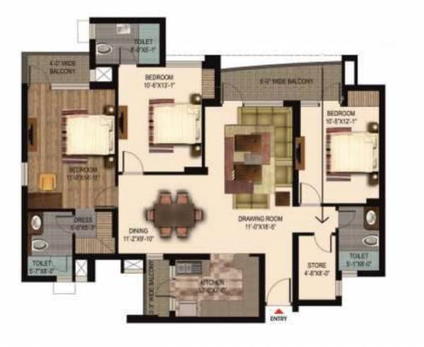  aadyant-phase-1 Floor Plan Floor Plan