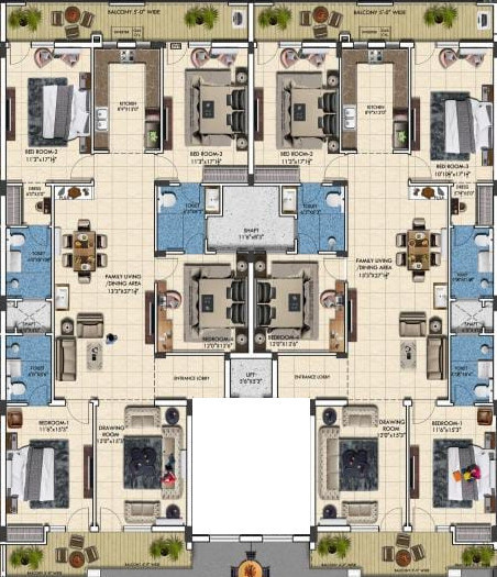  modern-floors-303-sq-yard Floor Plan Floor Plan