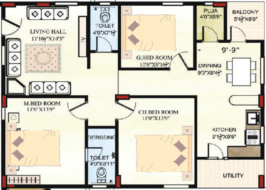  vani vihar Floor Plan Floor Plan