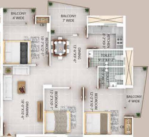  aman-shikhar-green-city Floor Plan Floor Plan