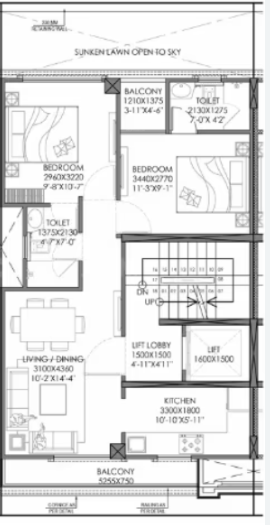  floret central Floor Plan Floor Plan