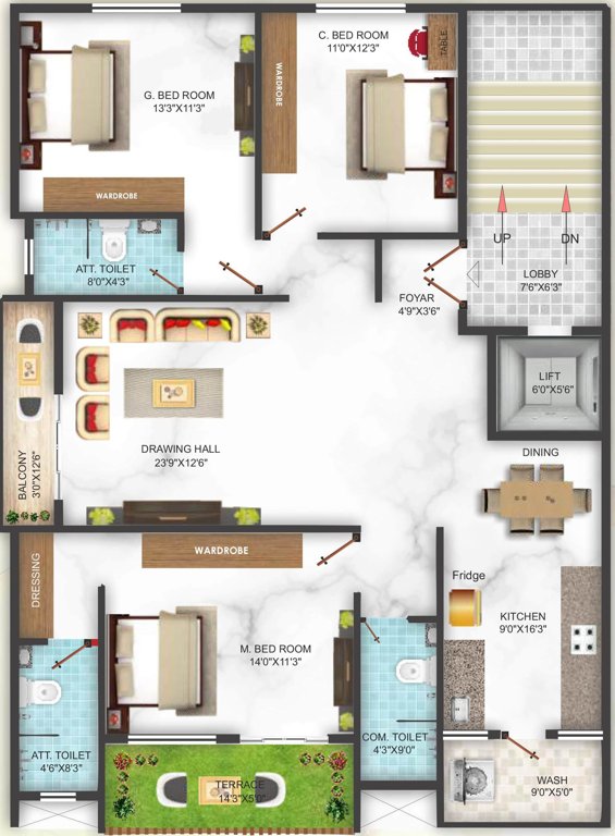  park view 27 28 Floor Plan Floor Plan