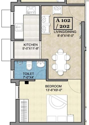 Opera Opera Fortune (1BHK+1T (515 sq ft) 515 sq ft) Opera Opera Fortune (1BHK+1T (515 sq ft) 515 sq ft)