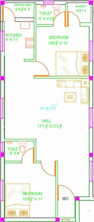  prime garden block 2 Floor Plan Floor Plan