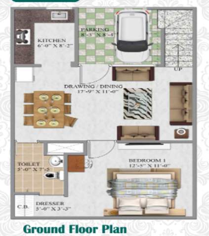 aroma villas 2 Floor Plan Lower Ground Floor Plan