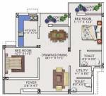 PDN Horizon Apartment (2BHK+2T (1,410 sq ft) 1410 sq ft)