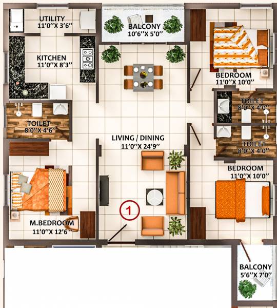  shelters-opulence Floor Plan Floor Plan