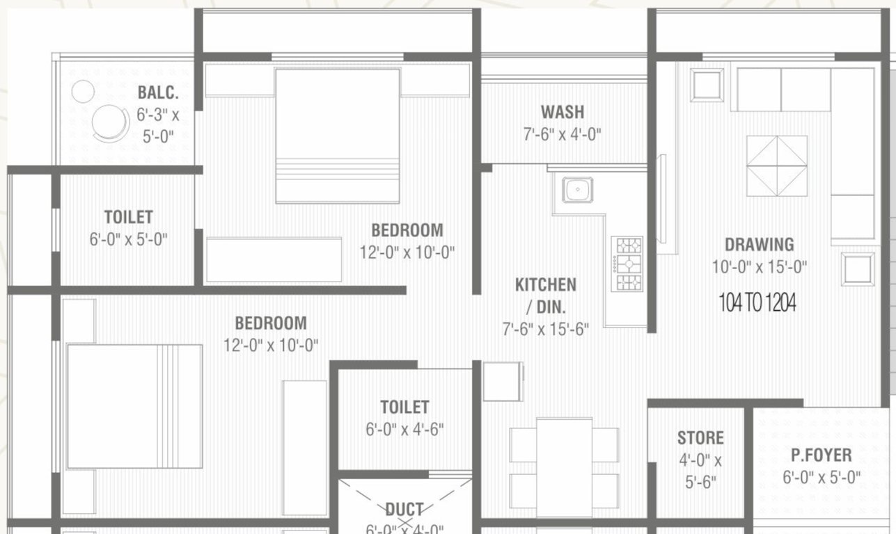  shri shanti skyline Floor Plan Floor Plan
