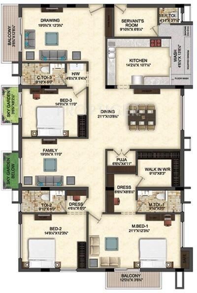 Green Lotus (3BHK+4T (3,000 sq ft)   Servant Room 3000 sq ft) Green Lotus (3BHK+4T (3,000 sq ft)   Servant Room 3000 sq ft)