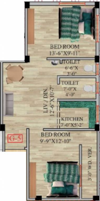  apartment 1 Floor Plan Floor Plan