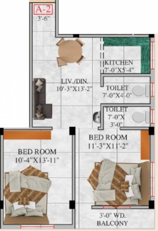  apartment 1 Floor Plan Floor Plan