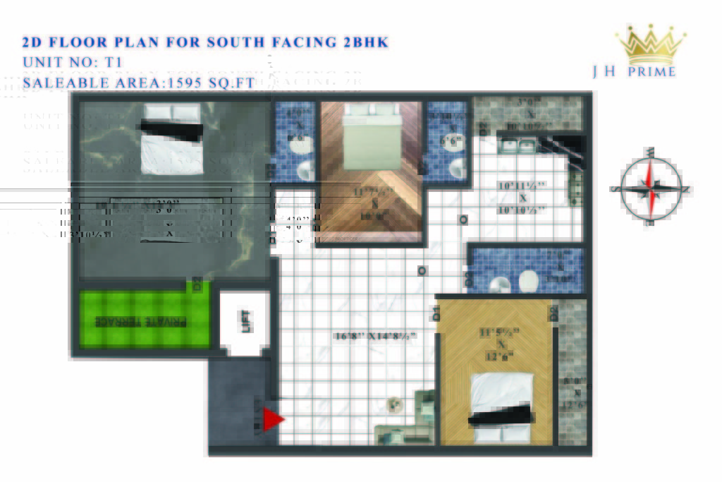  j h prime Floor Plan Floor Plan