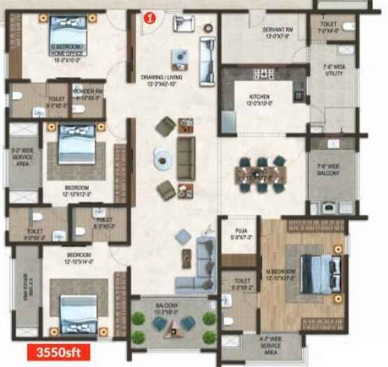  vinay-iconia-phase-ii-block-5 Floor Plan Floor Plan