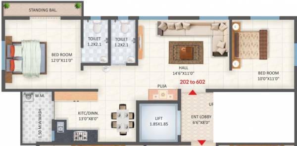  akshay-heights Floor Plan Floor Plan