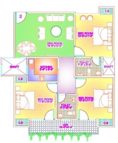 Valmax Residency (3BHK+3T (1,150 sq ft) 1150 sq ft)