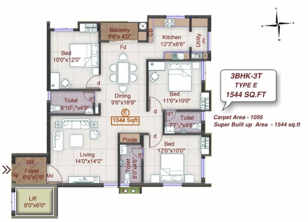 Floor Plan chandana towers Floor Plan Floor Plan