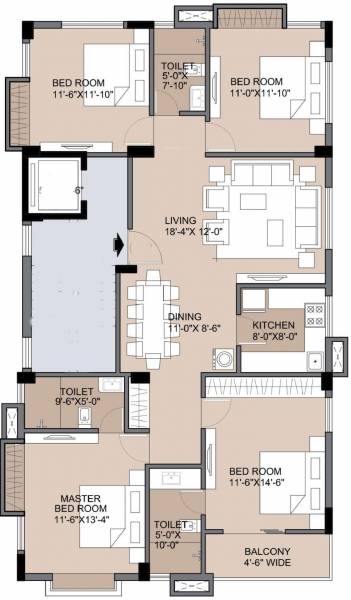  gaurav-apartment Floor Plan Floor Plan