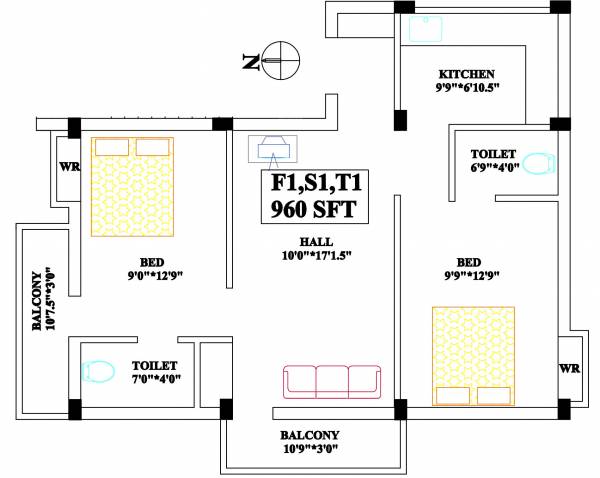  saravana-flats Floor Plan Floor Plan