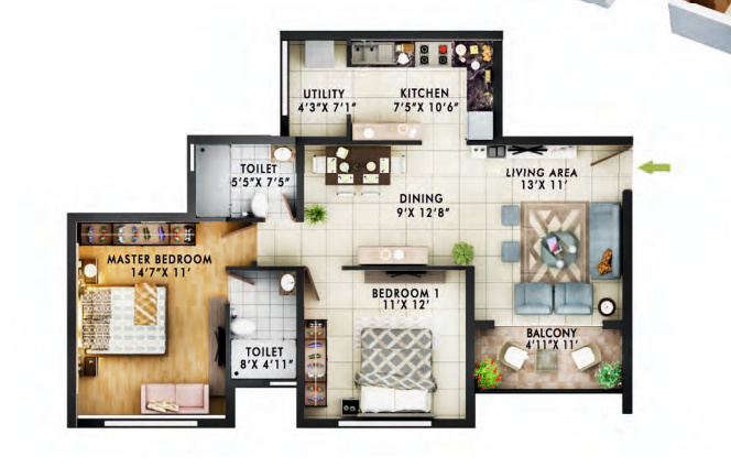 heights Floor Plan Floor Plan