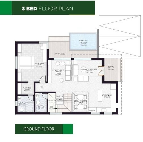  holistic trulife karjat Floor Plan Ground Floor Plan