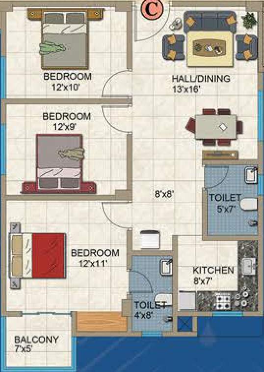 ratna villa Floor Plan Floor Plan