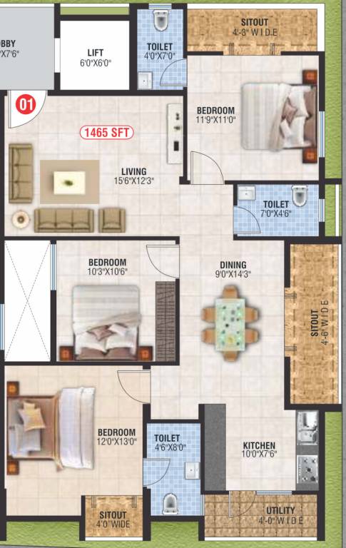 Floor Plan  sri sai elite Floor Plan Floor Plan