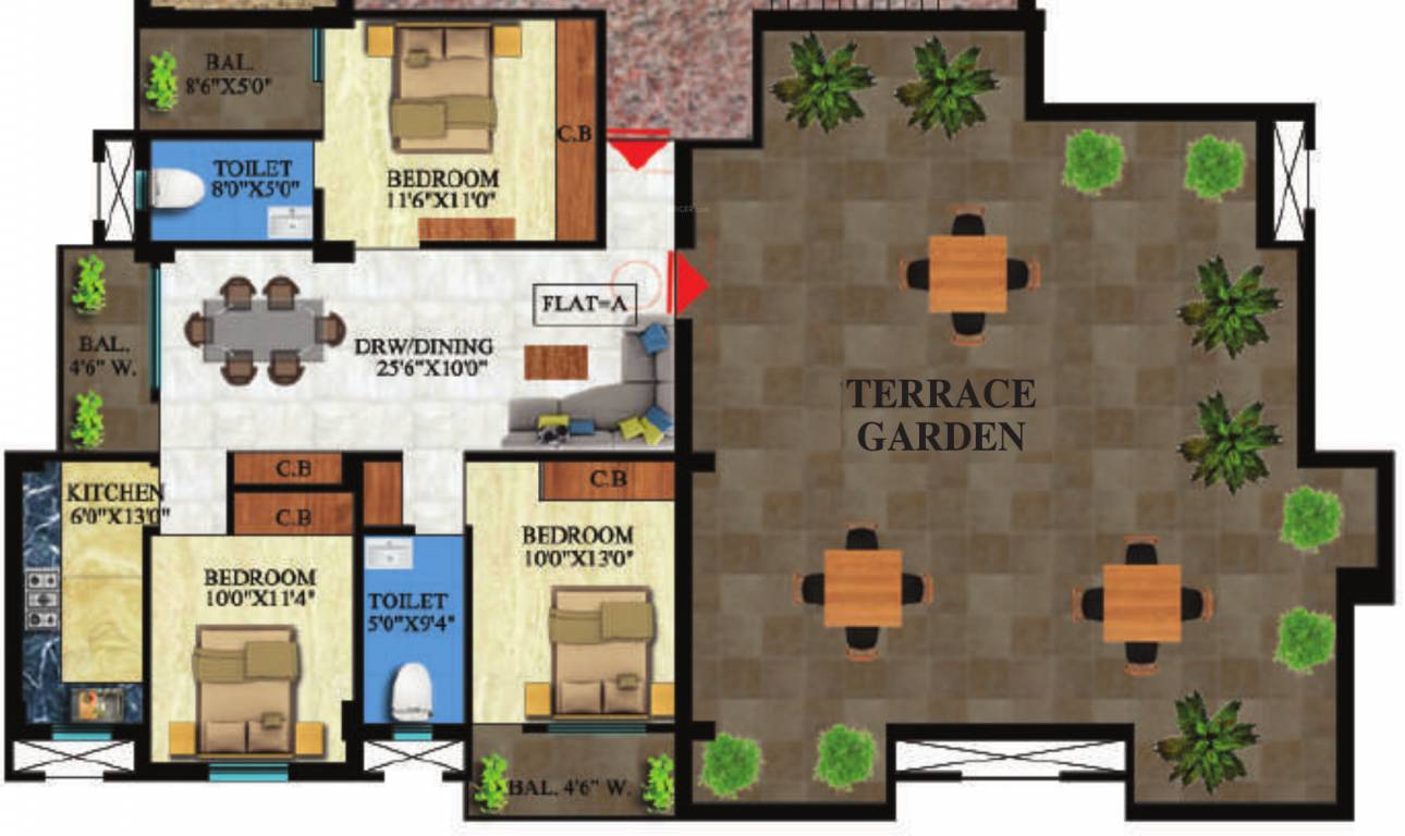  dream towers Floor Plan Floor Plan