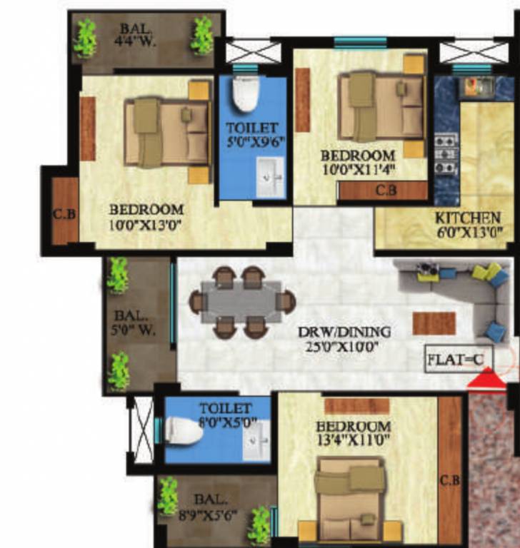  dream towers Floor Plan Floor Plan