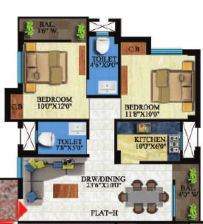  dream towers Floor Plan Floor Plan